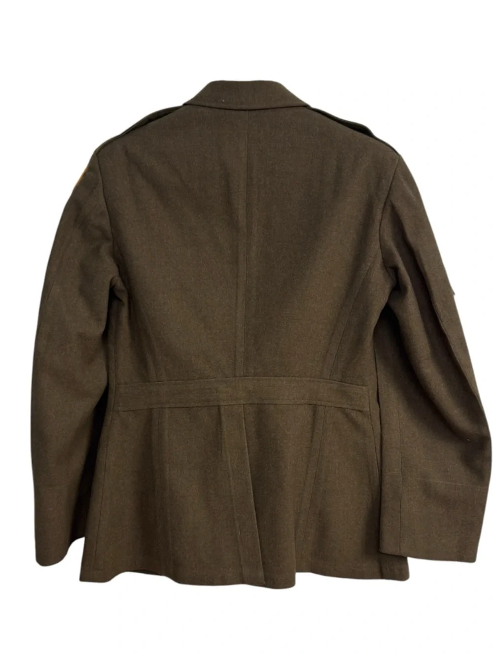 Vintage WWII US Army Air Forces Service Jacket OD Wool 37S 3rd AF Sgt Cadet Pin